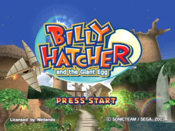 Billy Hatcher and the Giant Egg screen shot title